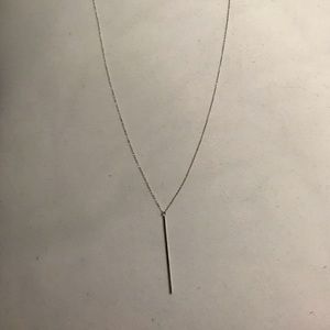 Vrai and Oro Vertical Bar Necklace